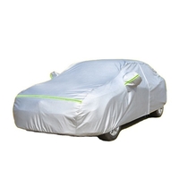Housse de voiture Housses de berline complètes avec bande réfléchissante Protection solaire Étanche à la poussière et à l