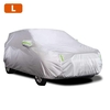 Housse de voiture pleine couverture avec bande solaire réfléchissante Protection anti-poussière UV résistant aux rayures pour 4X4 / SUV Business Car