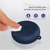 Housse en silicone pour écouteurs Housse de protection sans fil BT Housse de rangement pour écouteurs Housse pour casque portable Housse de protection anti-poussière souple avec boucle de suspension Compatible avec HUAWEI Freebuds3