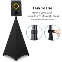 Housse universelle de support de haut-parleur Dj Light Housse de support de trépied triple face Housse de canevas Matériau extensible (trépied non inclus)