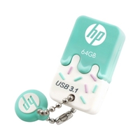 HP 32GB High Speed USB3.1 U Disk Mini Clé USB Antichoc Antipoussière U Disk Plug and Play Large Compatibilité Orange