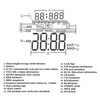 HRD-602 Récepteur Radio Portable Radio FM / AM Affichage LCD Bouton de Verrouillage Radio de Poche avec Écouteur Sport Podomètre