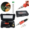HS-1115K Outil de fers à souder aux gaz 10 en 1 Kit de chalumeau à souder sans fil à allumage automatique