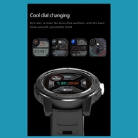 HT6 Montre Intelligente Fitness Tracker BT Bracelet Smart Sports Bande Fréquence Cardiaque Surveillance Du Sommeil Bracelet Écran Tactile IP68 Étanche Message Push