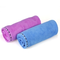 Htovila 2 pcs Doux Microfibre Séchage Rapide Cheveux Serviettes Sèche-Absorbant Cheveux Sec Cap Bath Douche Wrap Turban Serviette avec bouton pour tous les types de cheveux et longueurs