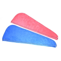 Htovila 2 pcs Doux Microfibre Séchage Rapide Cheveux Serviettes Sèche-Absorbant Cheveux Sec Cap Bath Douche Wrap Turban Serviette avec bouton pour tous les types de cheveux et longueurs