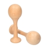 Hêtre Maraca Rumba Shaker hochets Instrument de Percussion en bois Maraca paire Percussion Maraca pour enfants enfants Instrument de musique 1 paire