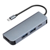 Hub multiport,  concentrateur de type C,  écran 4K HD,  lecteur de carte adaptateur de données 4 en 1 USB 3.0 et type C Compatible avec les systèmes Windows / macOS / Android / iOS / Linux