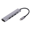 Hub USB-C 5-en-1 USB3.0 USB2.0 Type-C vers 4K HD Converter PD Charge rapide / transfert de données Hub USB