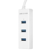 Hub USB3.0 haute vitesse Hub USB3.0 4 ports avec alimentation micro USB Utilisation simultanée Transmission 5Gbps Gros fichiers Petit et léger