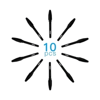 Huion PN01 10 pièces embouts de stylo de remplacement compatibles avec le stylet de tablette de dessin graphique PEN68 / PEN80 noir