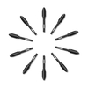 Huion PN04 10 pièces stylo de remplacement plumes graphiques tablette stylo plume haute qualité résistant à l