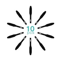 Huion PN04 10pcs Replacement Nibs Pen Tips Compatible with PW100/PW201 Graphics Drawing Tablet Stylus Black