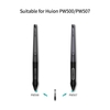 Huion PN05 10 pièces stylo de remplacement plumes graphiques tablette stylo plume haute qualité résistant à l
