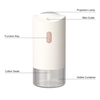 Humidificateur à projection avec lampe de couleur Humidificateur de véhicule rechargeable USB avec veilleuse blanche