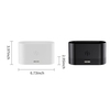 Humidificateur de brume de flamme de simulation 2 luminosité veilleuse silencieux cool humidificateur USB de bureau