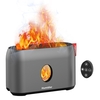 Humidificateur de brume de flamme de simulation avec le faux humidificateur de feu silencieux de veilleuse à télécommande