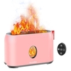 Humidificateur de brume de flamme de simulation avec le faux humidificateur de feu silencieux de veilleuse à télécommande
