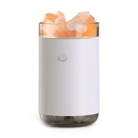 Humidificateur de pierre de sel de cristal de 260 ml Humidificateur de brume USB silencieux portable léger coloré