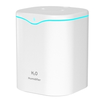 Humidificateurs à double pulvérisation 2L avec lumière LED Humidificateur à arrêt automatique Cool Mist