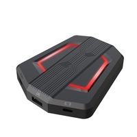 HXSJ A869 souris de jeu ergonomique rvb filaire V100 35 touches clavier de jeu à une main P6 clavier portable convertisseur de souris Combo