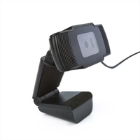 HXSJ A870 USB Webcam 480P Caméra Web à Mise au Point Fixe Microphone Absorbant de Son Intégré pour Ordinateur de Bureau Ordinateur Portable Noir