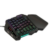 HXSJ J300 + V500 combiné clavier et souris éclairage RGB souris de jeu programmable + clavier de jeu à une main