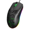 HXSJ J900 Souris de jeu filaire USB Souris de jeu RVB avec six DPI Design ergonomique réglable pour ordinateur de bureau noir