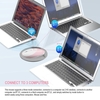 HXSJ T36 trois modes BT 3.0 + 5.0 + 2.4G souris sans fil mince conception silencieuse souris optique Rechargeable pour iPad PC ordinateur portable rose