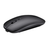 HXSJ Wireless 2.4G Mouse Souris ultra-mince Souris portable et souris élégante Rechargeable Mouse Transmission sans fil 10 m / 33 pieds (Noir)