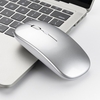 HXSJ Wireless 2.4G Mouse Souris ultra-mince Souris portable et souris élégante Rechargeable Mouse Transmission sans fil 10m / 33ft (Argent)