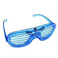 Illuminez les lunettes El Wire Neon Rave Glow LED clignotantes Costumes de lunettes de soleil pour les fêtes d