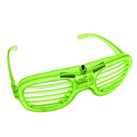 Illuminez les lunettes El Wire Neon Rave Glow LED clignotantes Costumes de lunettes de soleil pour les fêtes d