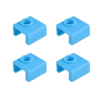 Imprimante 3D Bloc thermique Housse en silicone MK8 Chaussettes isolantes en silicone pour extrudeuse Hotend Compatible avec l