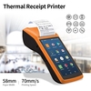 Imprimante de reçus thermique Android 6.0 POS avec écran tactile 5 
