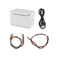 Imprimante thermique embarquée RS232 de mini-réception de GOOJPRT QR204 58mm + impression à grande vitesse d