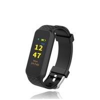 INCHOR WRISTFIT HR² Activity Tracker Smart Fitness Wristband Sports Band Watch Montre colorée TFT Touch Screen Suivi du rythme cardiaque Étapes Distance Heure Calories Santé Sleep Monitor BT 4.0 Message Reminder Notification d