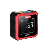 Inclinomètre portable UNI-T LM320A avec affichage numérique 4 * 90 ° compteur de niveau électrique de haute précision rapporteur numérique avec mesure absolue fonction de maintien des données de mesure relative