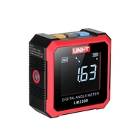 Inclinomètre portable UNI-T LM320A avec affichage numérique 4 * 90 ° compteur de niveau électrique de haute précision rapporteur numérique avec mesure absolue fonction de maintien des données de mesure relative