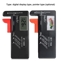 Indicateur de capacité de la batterie portable Taille compacte Testeur de niveau de la batterie au lithium Tension de la batterie Compteur de la batterie Détecteur de la tension de la batterie