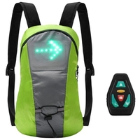 Indicateur de direction de la lumière de signal LED sans fil Indicateur de direction de clignotant LED rechargeable USB