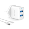 Indicateur LED pour chargeur mural rapide Oraimo OCW-U63D Firefly-2 5.0V/2.1A Dual USB