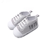 Infant Toddler Bébé Casual Chaussures Coton Stripe Semelle Souple Non-Slip Sneaker Prewalker Rose 4 M