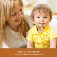 Instrument à vent en bois Kazoo extrêmement facile à apprendre et à jouer Instrument de musique cadeau de fête de musique pour enfants adultes tous âges