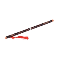 Instrument clé chinois traditionnel Dizi Flûte en bambou amer avec noeud chinois pour les débutants