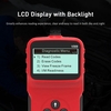 Instrument de diagnostic de défaut automobile avec écran LCD rétro-éclairé Plug and Play Outil de diagnostic de voiture universel Lecteur de code moteur Compatible avec le protocole OB--D II