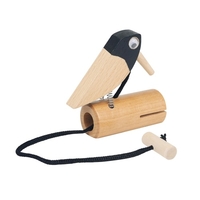 Instrument de musique à percussion de bloc de ton musical de pic en bois de hêtre d