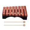 Instrument de musique Xylophone en bois à 8 notes avec 2 maillets en bois