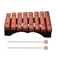 Instrument de musique Xylophone en bois à 8 notes avec 2 maillets en bois