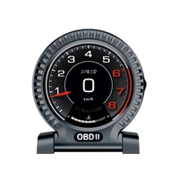 Instrument de voiture OBD LCD compteur de vitesse haute définition outil de diagnostic de voiture OBDⅡ élimination du code d